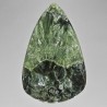 Pietra di Serafinite Cabochon a Goccia 72,88 Ct.