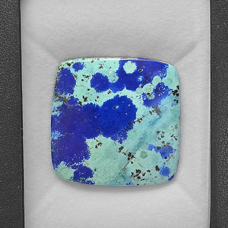 Pietra di Azzurrite Cabochon Rettangolare 48,19 Ct.