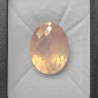 Pietra di Quarzo Rosa Chess Cut Ovale 54,41 Ct.