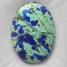 Pietra di Azzurrite e Crisocolla Ovale 46,13 Ct.