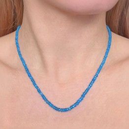 Collana di Apatite Neon ø 3/4,5 mm