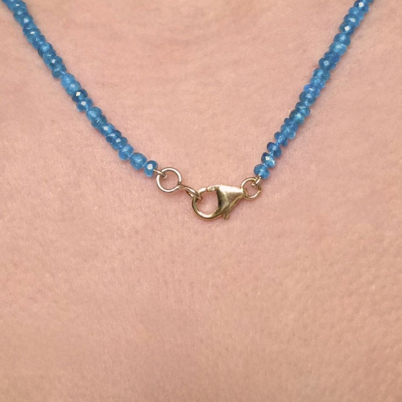 Collana di Apatite Neon ø 3/4,5 mm