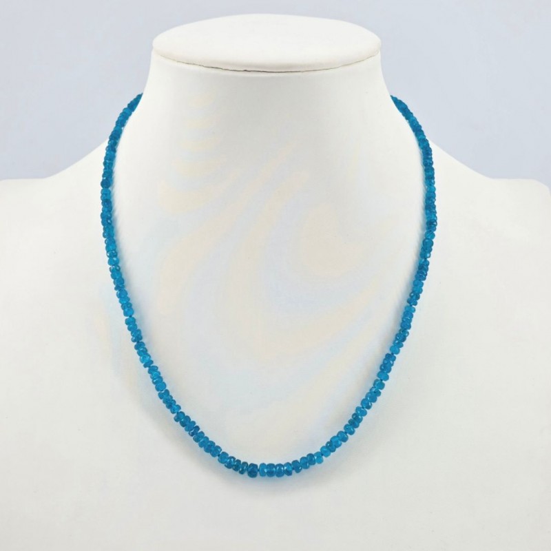 Collana di Apatite Neon ø 3/4,5 mm