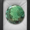 Pietra di Azzurmalachite Cabochon Ovale 92,19 Ct.