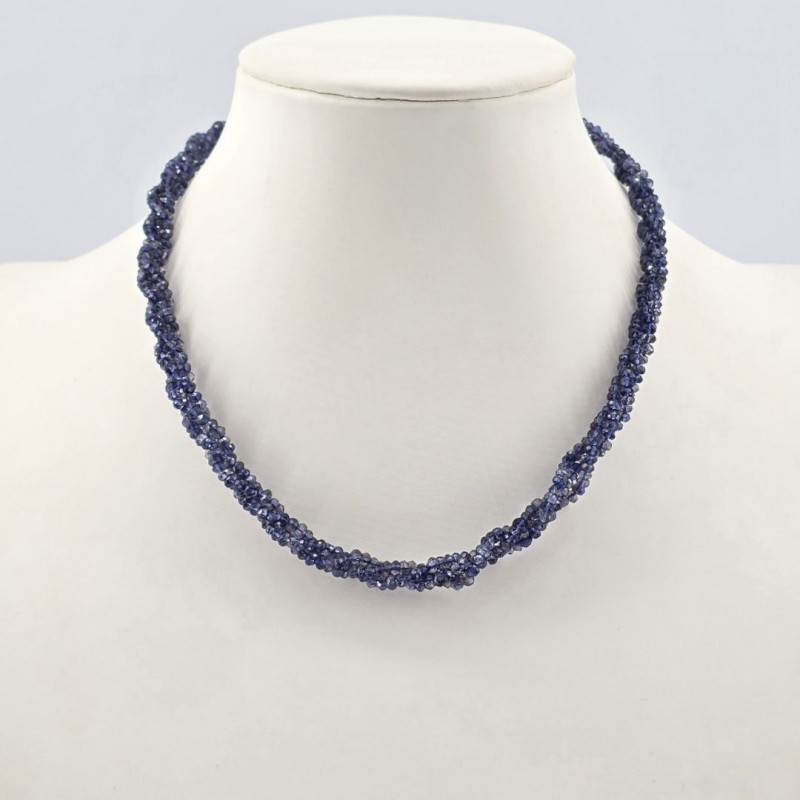 Torchon a 3 Fili di Iolite ø 3,5/4 mm