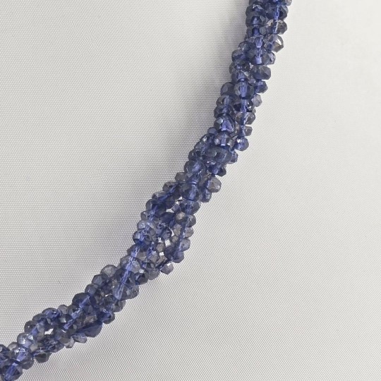 Torchon a 3 Fili di Iolite ø 3,5/4 mm