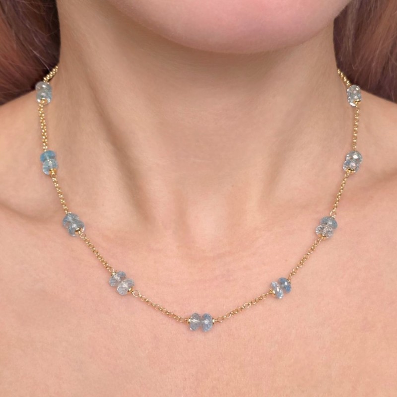 Aquamarine Collier 17 ct.