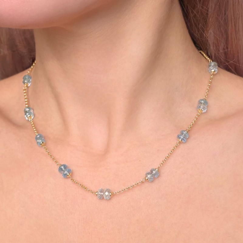 Aquamarine Collier 17 ct.