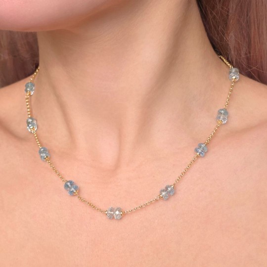 Aquamarine Collier 17 ct.