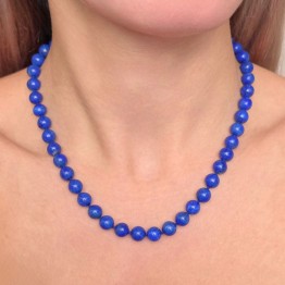 Collana di Lapis Sferico ø 8/8,5 mm