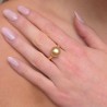 Anello con Perla Autraliana Gold ø 11,6 mm