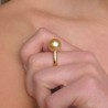 Anello con Perla Autraliana Gold ø 11,6 mm