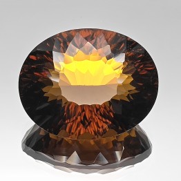 Pietra di Quarzo Brandy Ovale 70,25 Ct.