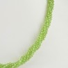 Torchon with five threads of peridot