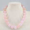 Collana di Morganite Sferica ø 18 mm