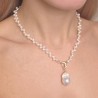 Necklace with Pearl Drop and pendant