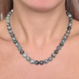 Necklace EmeraldSpherical massive Ø 8 / 8.5 mm