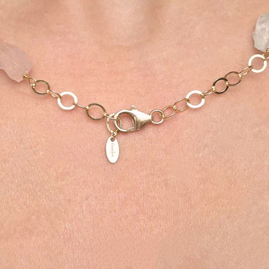 Aquamarine Collier in Raw Sasso
