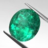 Gemstone of EmeraldColombian oval faceted ct. 8,04