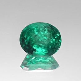 Gemstone of EmeraldColombian oval 7.25 ct.