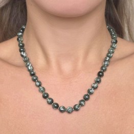 Collana di Serafinite Sferica ø 8 mm circa