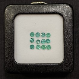 Offerta Lotto 12 Pietre di Smeraldo Rotondo 2,54 Ct.