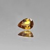 Pietra di Zaffiro Giallo Intenso a Goccia 0,76 Ct.