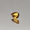 Pietra di Zaffiro Giallo Intenso a Goccia 0,76 Ct.