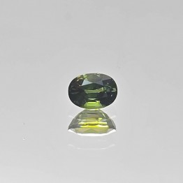 Pietra di Zaffiro Verde Ovale 1,45 Ct.