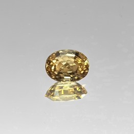 Pietra di Zircone Giallo Ovale 3,05 Ct.