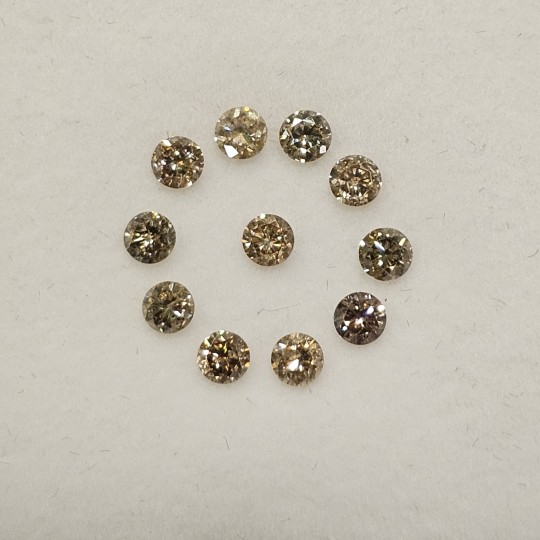 Offerta Lotto 11 Pietre di Diamante Brown 1,11 Ct.