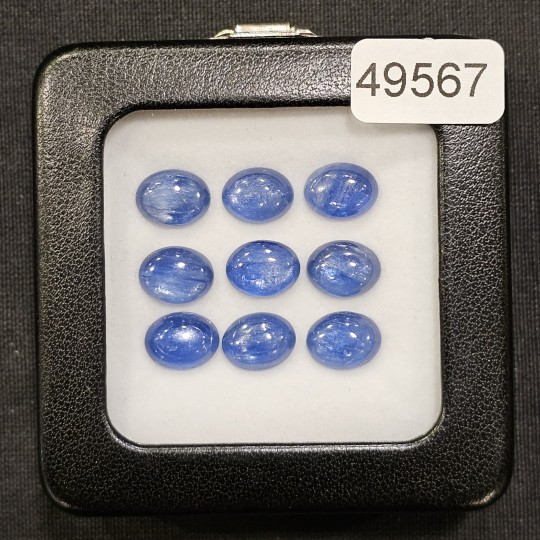 Offerta Lotto 9 Pietre di Cianite Cabochon Ovali 20,93 Ct.