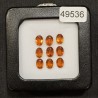 Offerta Lotto 9 Pietre Cianite Arancio Ovali 9,12 Ct.