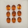 Offerta Lotto 9 Pietre Cianite Arancio Ovali 9,12 Ct.