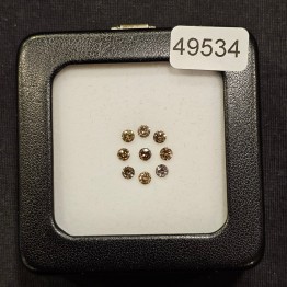 Offerta Lotto 9 Pietre di Diamante Brown 0,90 Ct.