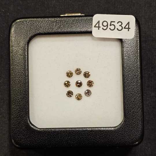 Offerta Lotto 9 Pietre di Diamante Brown 0,90 Ct.