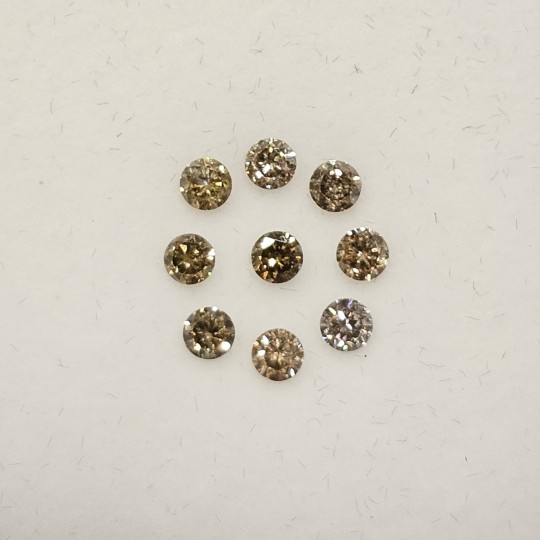 Offerta Lotto 9 Pietre di Diamante Brown 0,90 Ct.