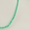 Collana di Smeraldo a Rondella 64 Ct. con Chiusura in Oro 18Kt