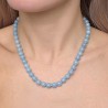 Collana di Trolleite in Quarzo Sferico ø 8 mm
