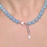 Collana di Trolleite in Quarzo Sferico ø 8 mm