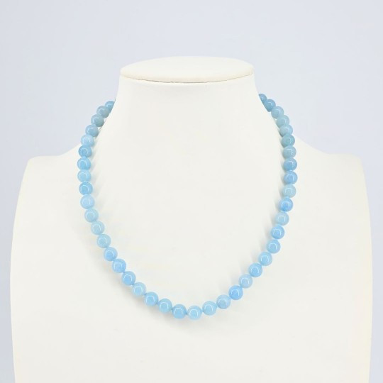 Collana di Trolleite in Quarzo Sferico ø 8 mm