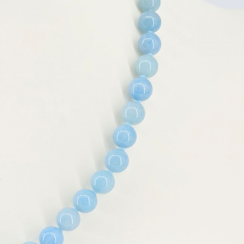 Collana di Trolleite in Quarzo Sferico ø 8 mm