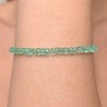 Bracciale di Smeraldo a Rondella 20,5 Ct. con Chiusura in Oro 18Kt