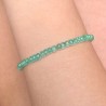 Bracciale di Smeraldo a Rondella 20,5 Ct. con Chiusura in Oro 18Kt