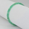 Bracciale di Smeraldo a Rondella 20,5 Ct. con Chiusura in Oro 18Kt