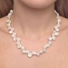 Collana di Perle Keshi Bianche ø 9/9,5 mm