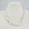 Collana di Perle Keshi Bianche ø 9/9,5 mm