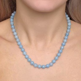 Collana di Trolleite in Quarzo Sferico ø 8 mm