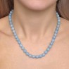 Collana di Trolleite in Quarzo Sferico ø 8 mm