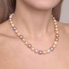 Collana di Perle Multicolore Barocche ø 8/10,5 mm